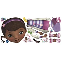 RoomMates Doc McStuffins Giant Peel and Stick Wall Decal - Purple/Pink