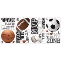 RoomMates All Star Sports Sayings Wall Decal