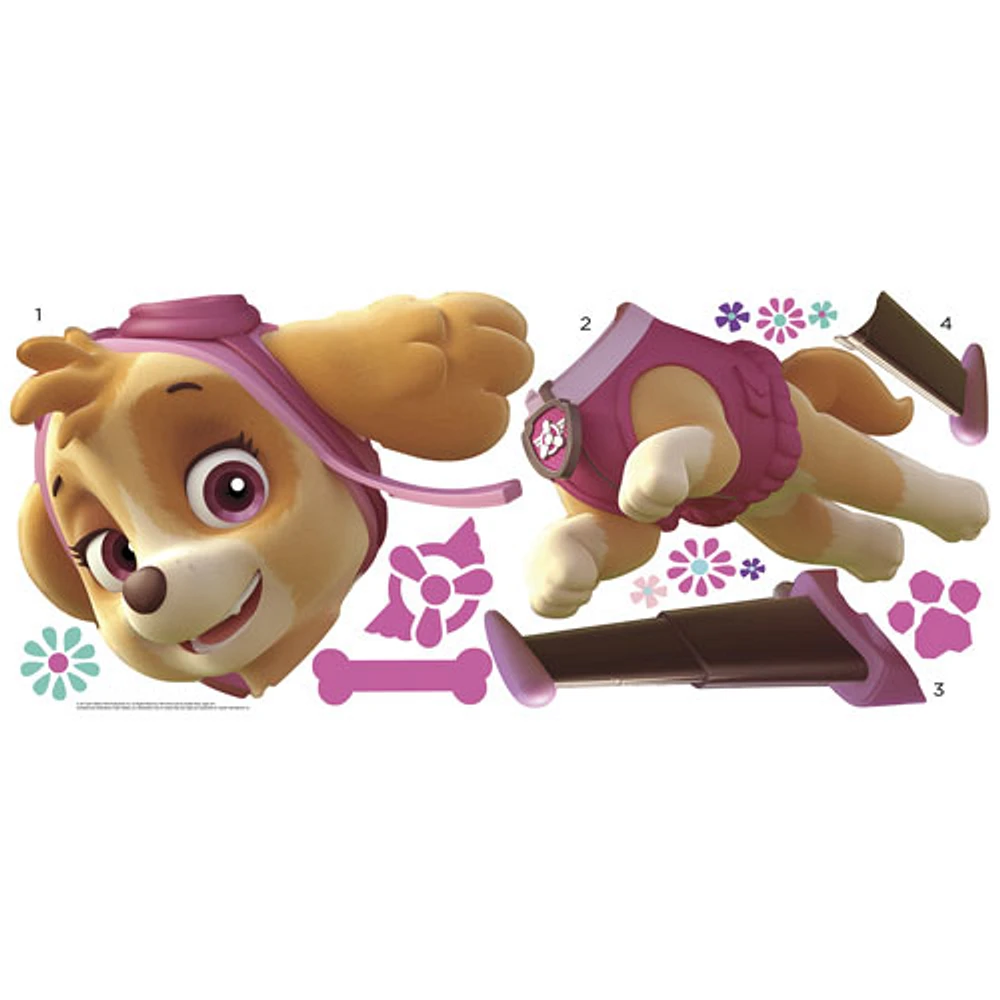 RoomMates PAW Patrol Skye Giant Wall Decal - Pink