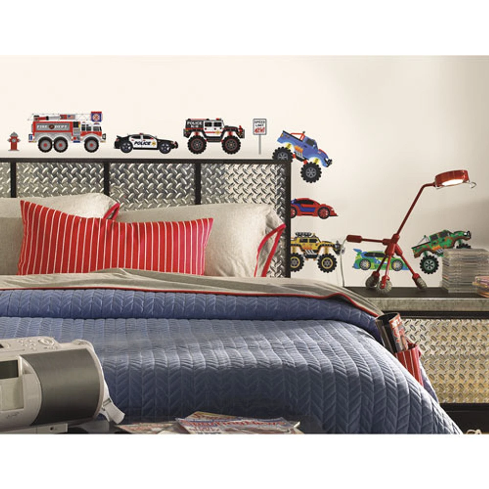 RoomMates Trucks & Transportation Wall Decal