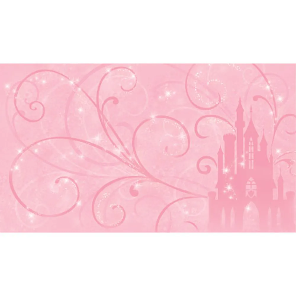 RoomMates Disney Princess Scroll Castle XL Wallpaper Mural - Pink