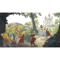 RoomMates Disney Princess Snow White Happliy Ever After XL Prepasted Wall Mural - Green/Red