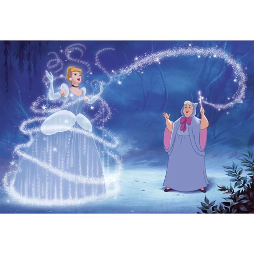 RoomMates Disney Princess Cinderella Magic XL Prepasted Wall Mural - Blue