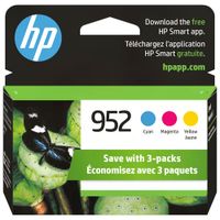 HP 952 CMY Ink 3 Pack (N9K27AN#140)