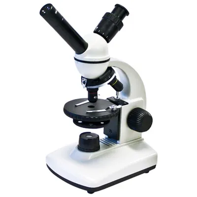 Walter Products 2057 Series 40x-400x 45º Dual View LED Compound Microscope