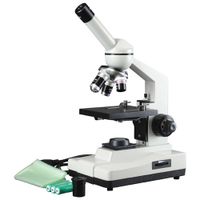 Walter Products 3000F Series 40x-400x LED Cordless Compound Microscope