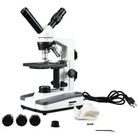 Walter Products BMT Series 40x-400x 45º Dual View LED Compound Microscope