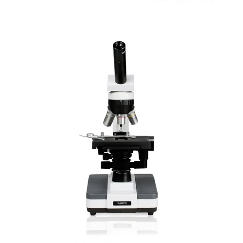 Microscope monoculaire composé 40x à 1000x sans fil à DEL de gamme LTM de Walter Products