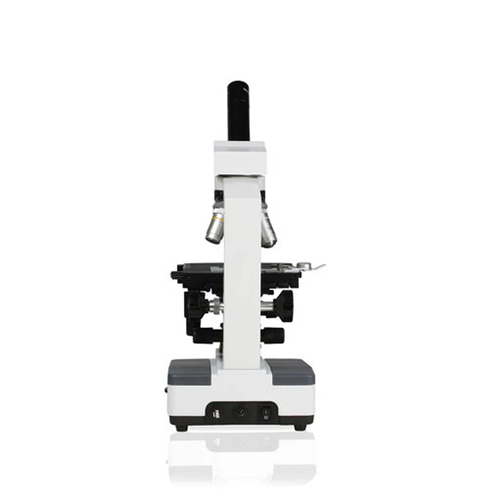 Microscope monoculaire composé 40x à 1000x sans fil à DEL de gamme LTM de Walter Products