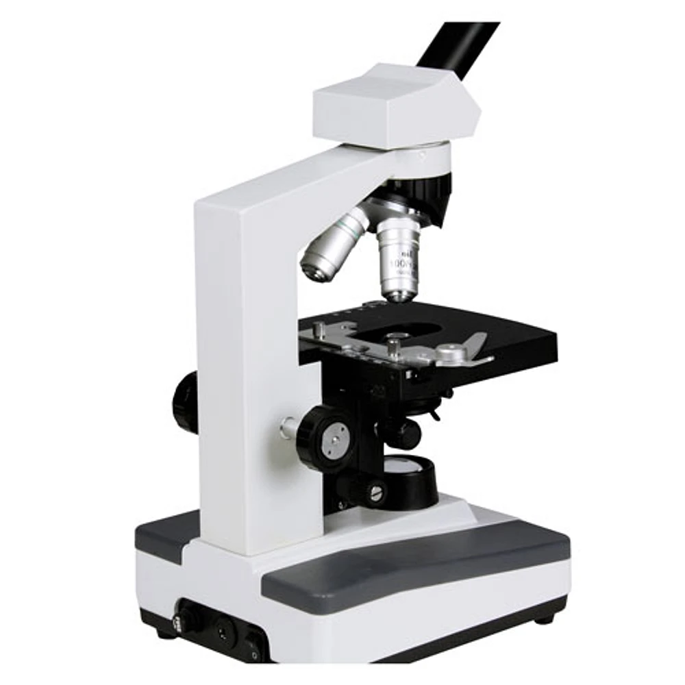 Microscope monoculaire composé 40x à 1000x sans fil à DEL de gamme LTM de Walter Products