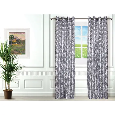 Gouchee Design Maze Curtain - Set of 2