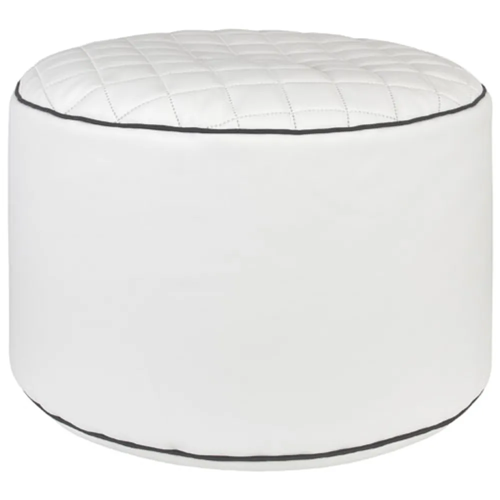 Contemporary Dotcom Modo Tap Bean Bag Chair - White