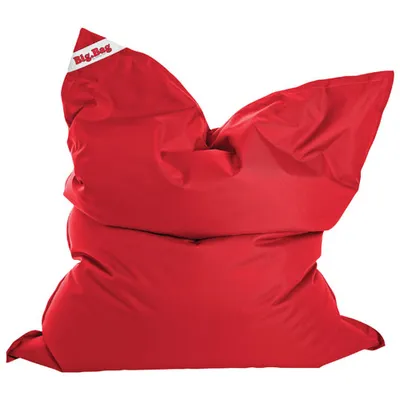 Sitting Point Brava Contemporary Bean Bag Chair - Red