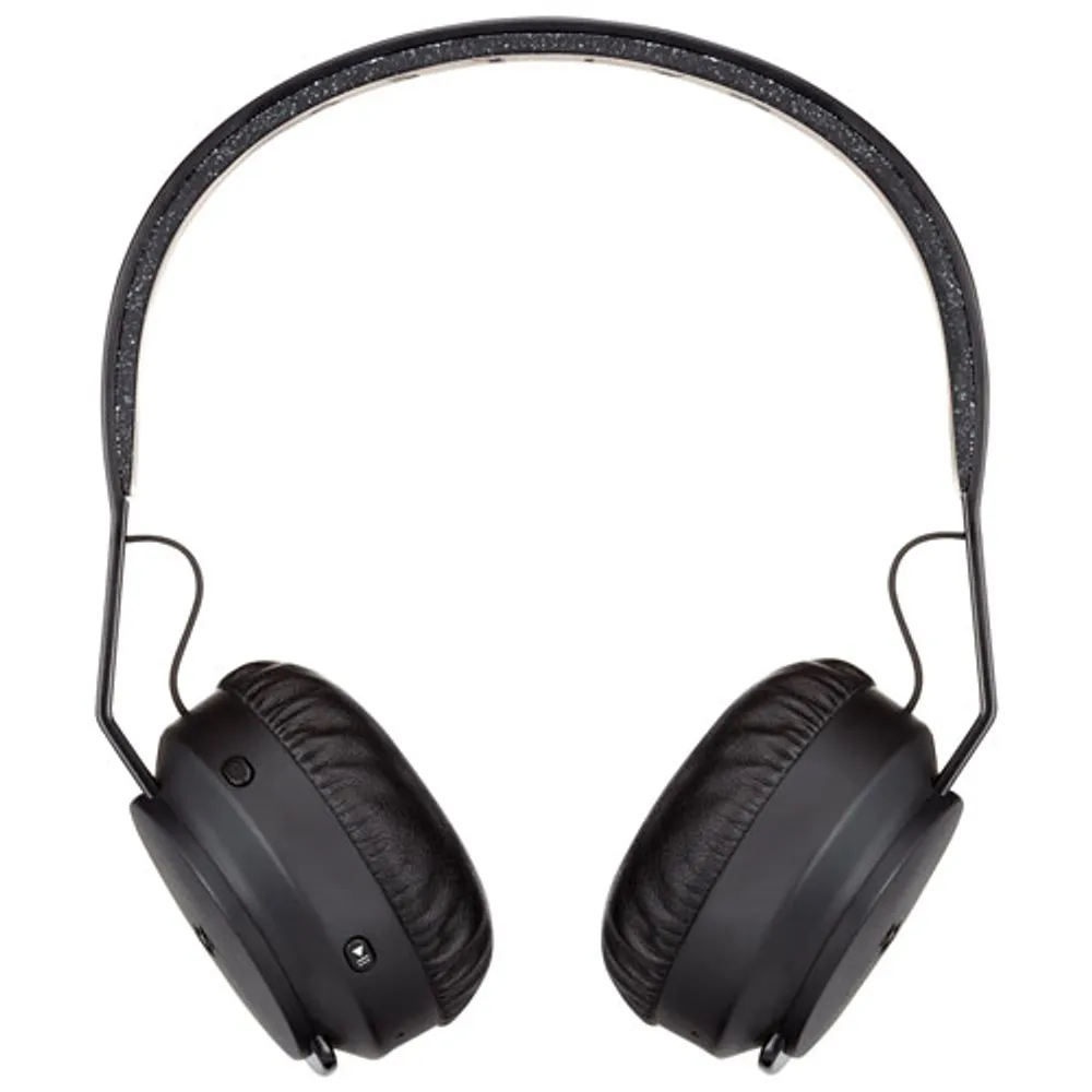 House of Marley Rebel BT On-Ear Bluetooth Headphones (EM-JH101-BK) - Black