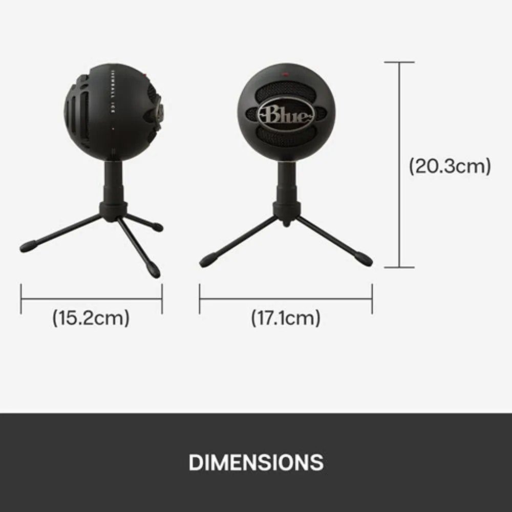 Blue Microphones SnowBall iCE USB Microphone - Black