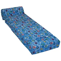 Comfy Kids Traditional Kids Chair - Blue Swirls
