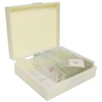 Walter Products Microbial World Prepared Slide Set - 15 Piece