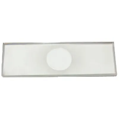 Walter Products 1" x 3" Single Concave Blank Glass Microscope Slide - 72 Pack
