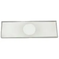 Walter Products 1" x 3" Single Concave Blank Glass Microscope Slide - 72 Pack