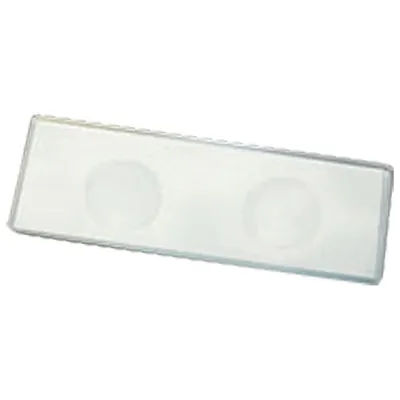 Walter Products Double Concave Blank Glass Microscope Slide - 72 Pack