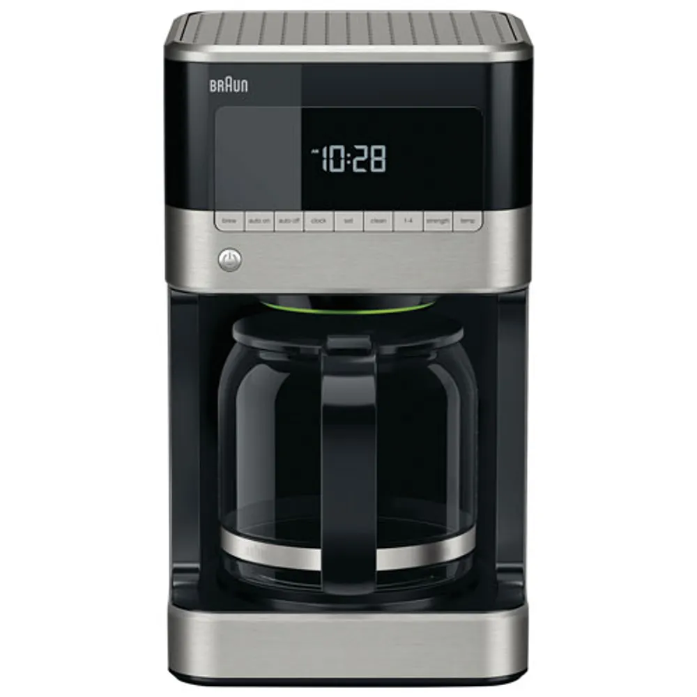 Braun Drip Coffee Maker (KF7150BK) - 12-Cup - Black/Stainless Steel