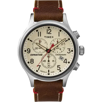 Timex Expedition 42mm Men's Analog Casual Watch - Brown/White