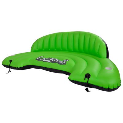 Blue Wave Sports Lay-Z-River Inflatable River Raft/Float (RL1870) - Neon Green