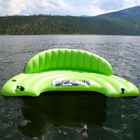 Blue Wave Sports Lay-Z-River Inflatable River Raft/Float (RL1870) - Neon Green