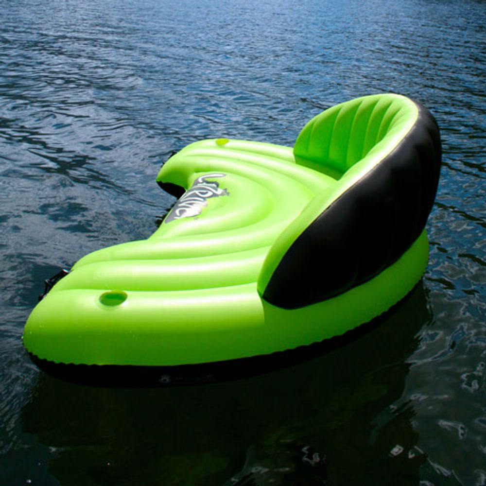 Blue Wave Sports Lay-Z-River Inflatable River Raft/Float (RL1870) - Neon Green