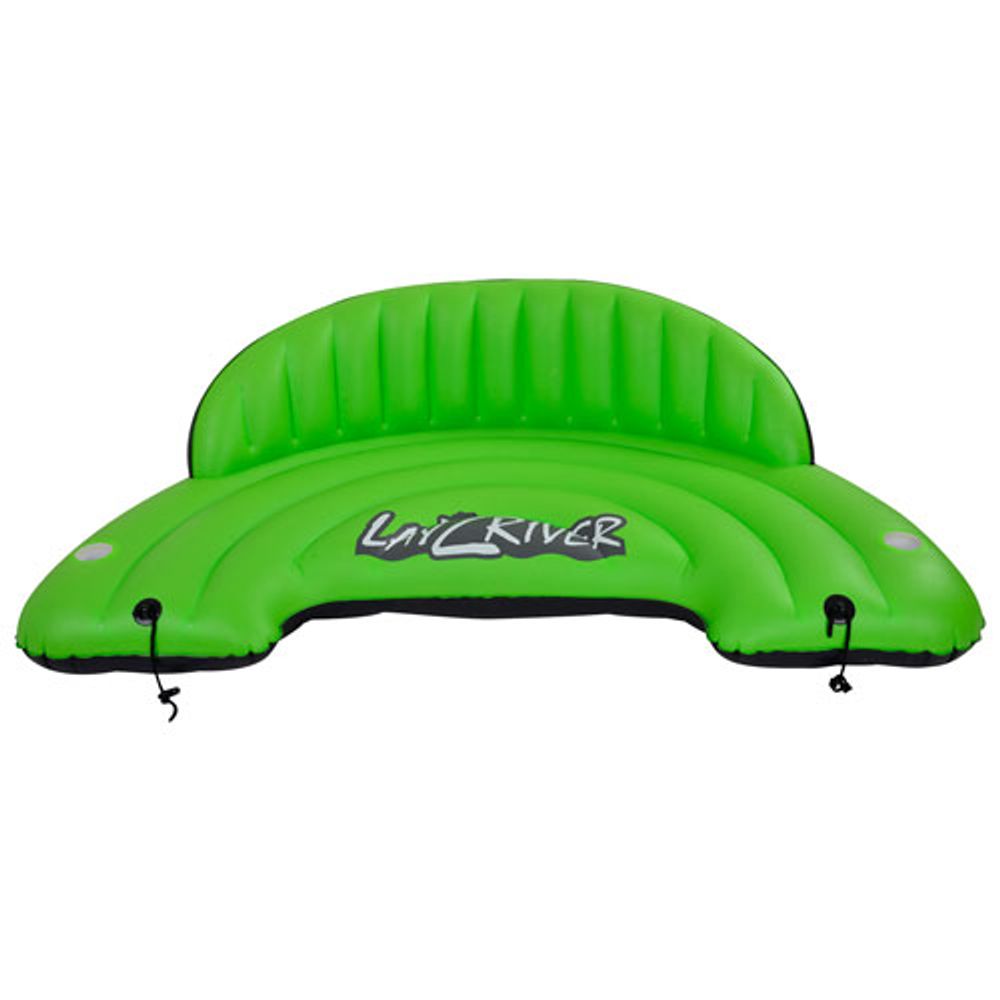 Blue Wave Sports Lay-Z-River Inflatable River Raft/Float (RL1870) - Neon Green