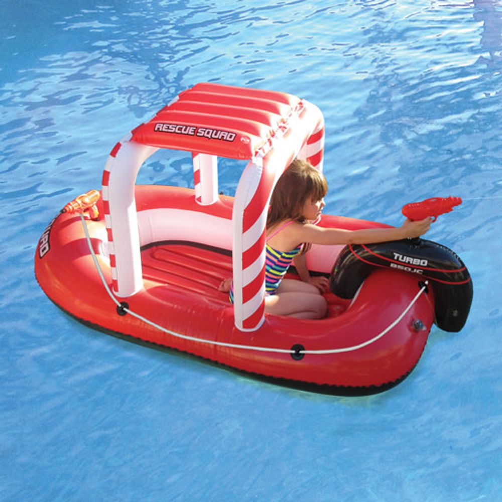 Blue Wave Sports Rescue Squad Inflatable Pool Boat