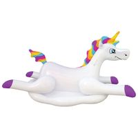 Blue Wave Unicorn Inflatable Pool Ride-On Float (NT2697) - White