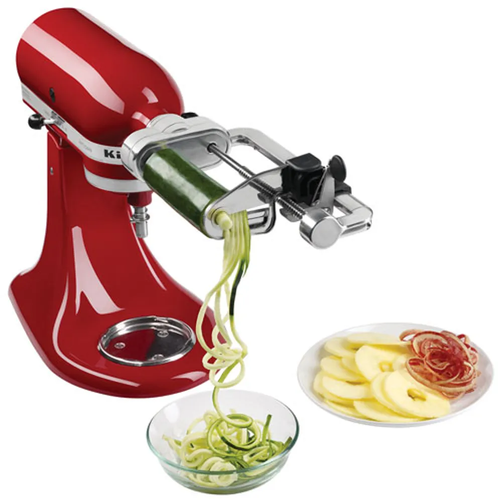 Accessoire Spiralizer Plus à 7 lames pour batteur sur socle de KitchenAid