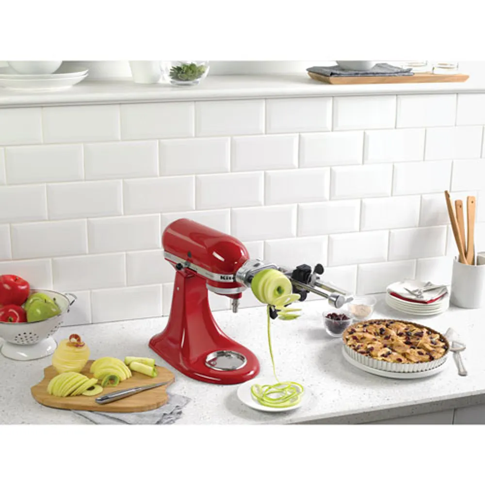 Accessoire Spiralizer Plus à 7 lames pour batteur sur socle de KitchenAid