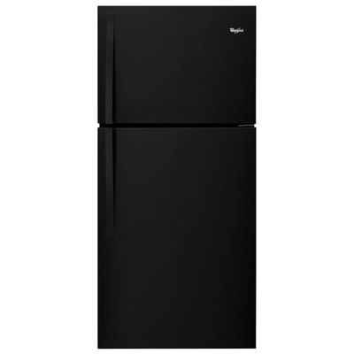 Whirlpool 30" 19.2 Cu. Ft. Top Freezer Refrigerator (WRT519SZDB) - Black