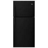 Whirlpool 30" 19.2 Cu. Ft. Top Freezer Refrigerator (WRT519SZDB) - Black