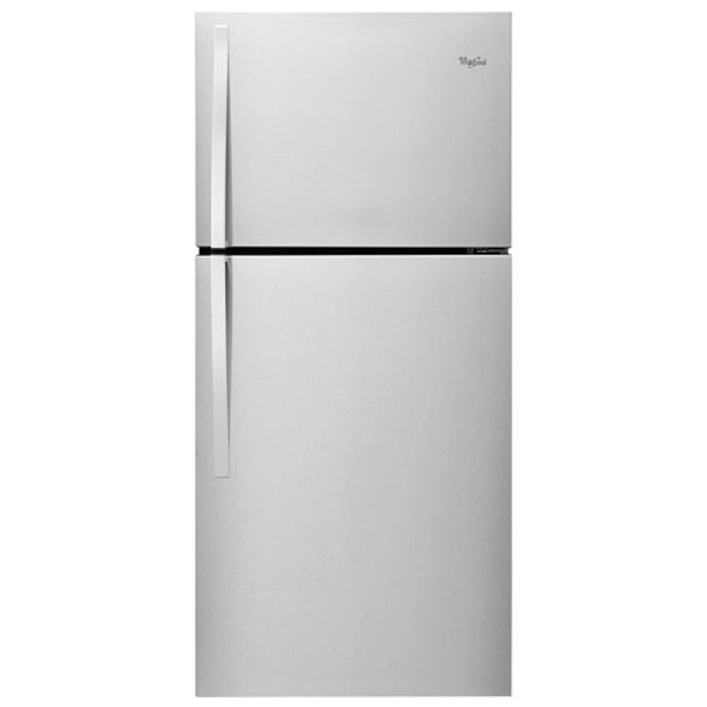 Whirlpool 30" 19.2 Cu. Ft. Top Freezer Refrigerator (WRT519SZDM) - Monochromatic Stainless Steel