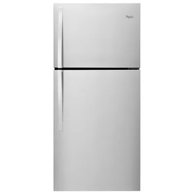 Whirlpool 30" 19.2 Cu. Ft. Top Freezer Refrigerator (WRT519SZDM) - Monochromatic Stainless Steel