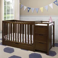 Graco Remi 4-in-1 Convertible Crib & Changer - Espresso