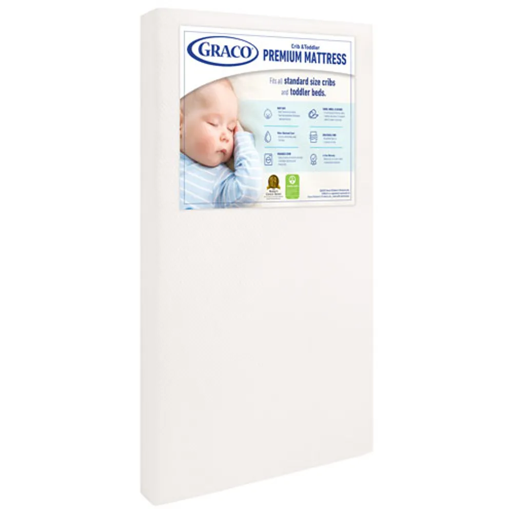 Graco Premium Foam Anti-Microbial Crib & Toddler Bed Mattress