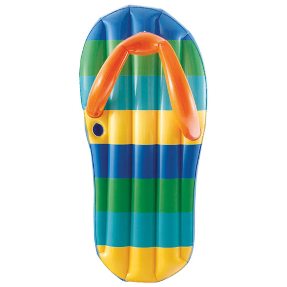 Blue Wave Flip Flop Inflatable Pool Float - Multi-Colour