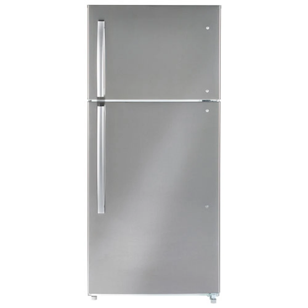 GE 30" 18 Cu. Ft. Top Freezer Refrigerator (MTE18GSKSS) - Stainless Steel