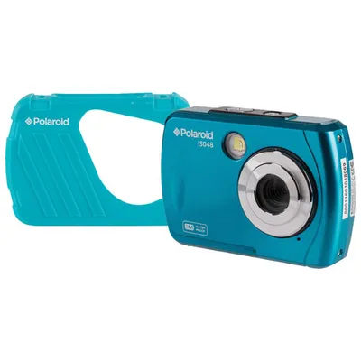 Polaroid iSO48 Waterproof 16MP 4x Optical Zoom Digital Camera - Teal