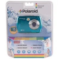 Polaroid iSO48 Waterproof 16MP 4x Optical Zoom Digital Camera - Teal