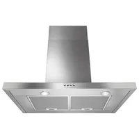 Whirlpool 30" Convertible Flat Wall Mount Range Hood (WVW57UC0FS) - Stainless Steel