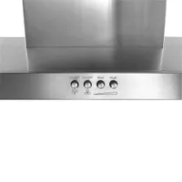 Whirlpool 30" Convertible Flat Wall Mount Range Hood (WVW57UC0FS) - Stainless Steel