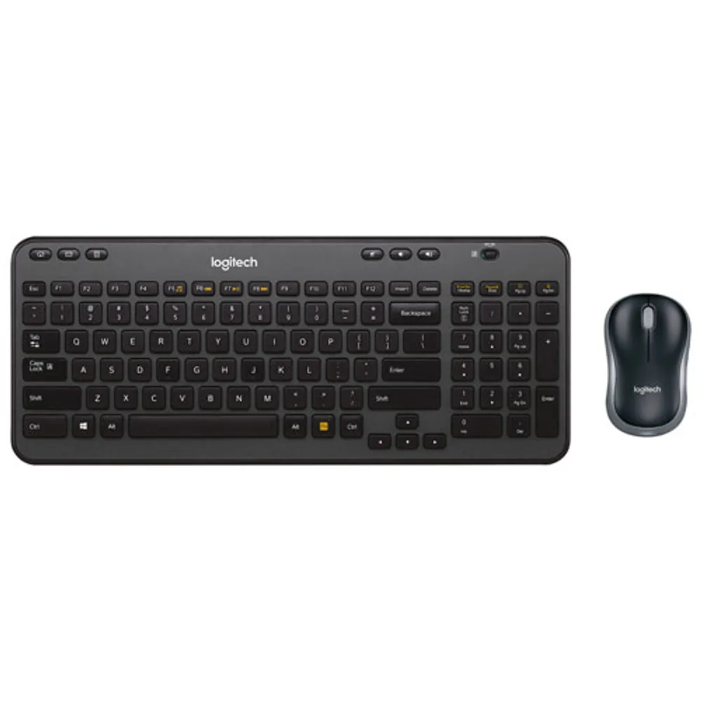 Ensemble avec clavier et souris optique sans fil MK360 de Logitech