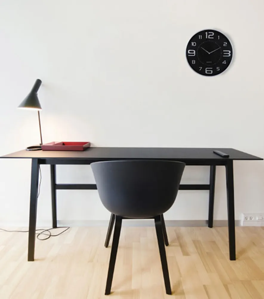 Kiera Grace Austin Analog Wall Clock - Silver