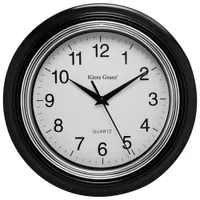 Kiera Grace Aster Analog Wall Clock - Black