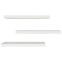 Maine 24" 3-Piece Wall Shelf - White